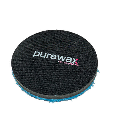 Purewax Microfibre Pad 5.5" Blue - Soft Polishing