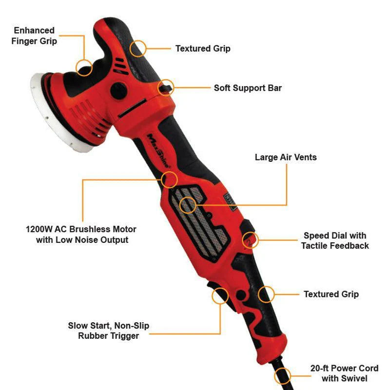 MAXSHINE MB15 PRO 15MM BRUSHLESS DUAL ACTION POLISHER