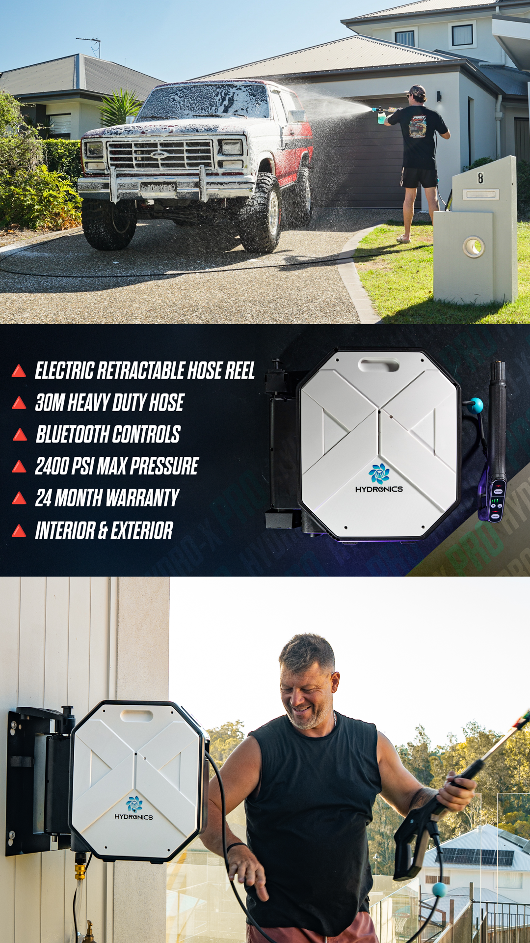 Hydro-X Pro Wall Mounted Pressure Washer