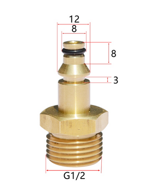 Gerni/Stihl to M22 Brass Fitting-Pressure Washer Hose. Now available at MD Car Care. Fast Australia wide shipping.