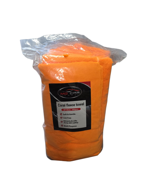 Coral Fleece Microfibre Towels, Ultra-Soft Car Detailing. Now available at MD Car Care. Fast Australia wide shipping.