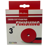 Buy Maxshine Red Cross Cut Foam Pad. Reduces heat, ensures smooth finishing, hook & loop attachment. Ideal for car detailing, polishing, paint correction. Now available at MD Car Care. Fast Australia wide shipping.