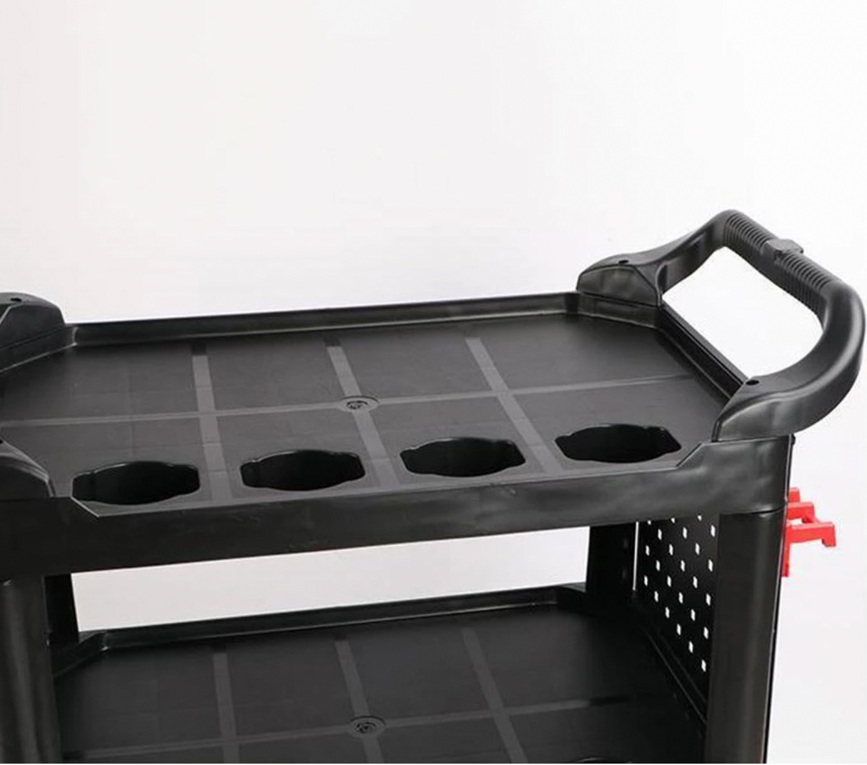 Detailing Trolley-Mobile Storage Rack with Hooks. Now available at MD Car Care. Fast Australia wide shipping.