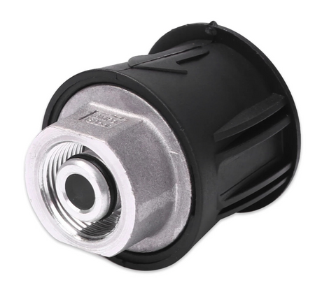 Buy Gerni / Stihl Hose to M22 Adapter. Heavy-duty metal fitting for hose to M22 gun connection. Supports up to 3600 PSI. Now available at MD Car Care. Fast Australia wide shipping.