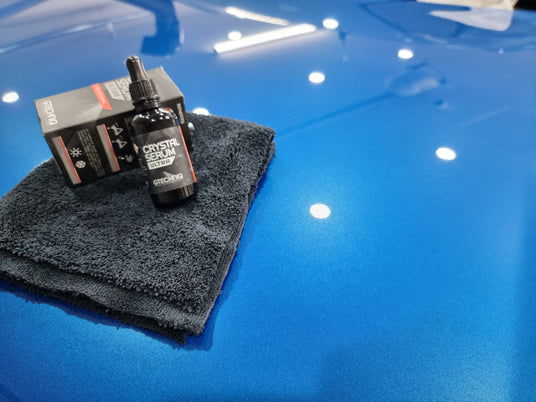 Ceramic paint protection and tinting with Gtechniq Crystal Serum Ultra, delivering extreme gloss, heat resistance, swirl protection, and long-term durability.