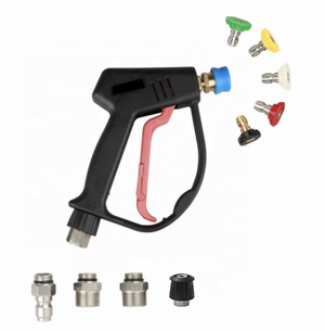 Karcher Click-In Short Pressure Washer Gun, Quick Release Kit. Now available at MD Car Care. Fast Australia wide shipping.