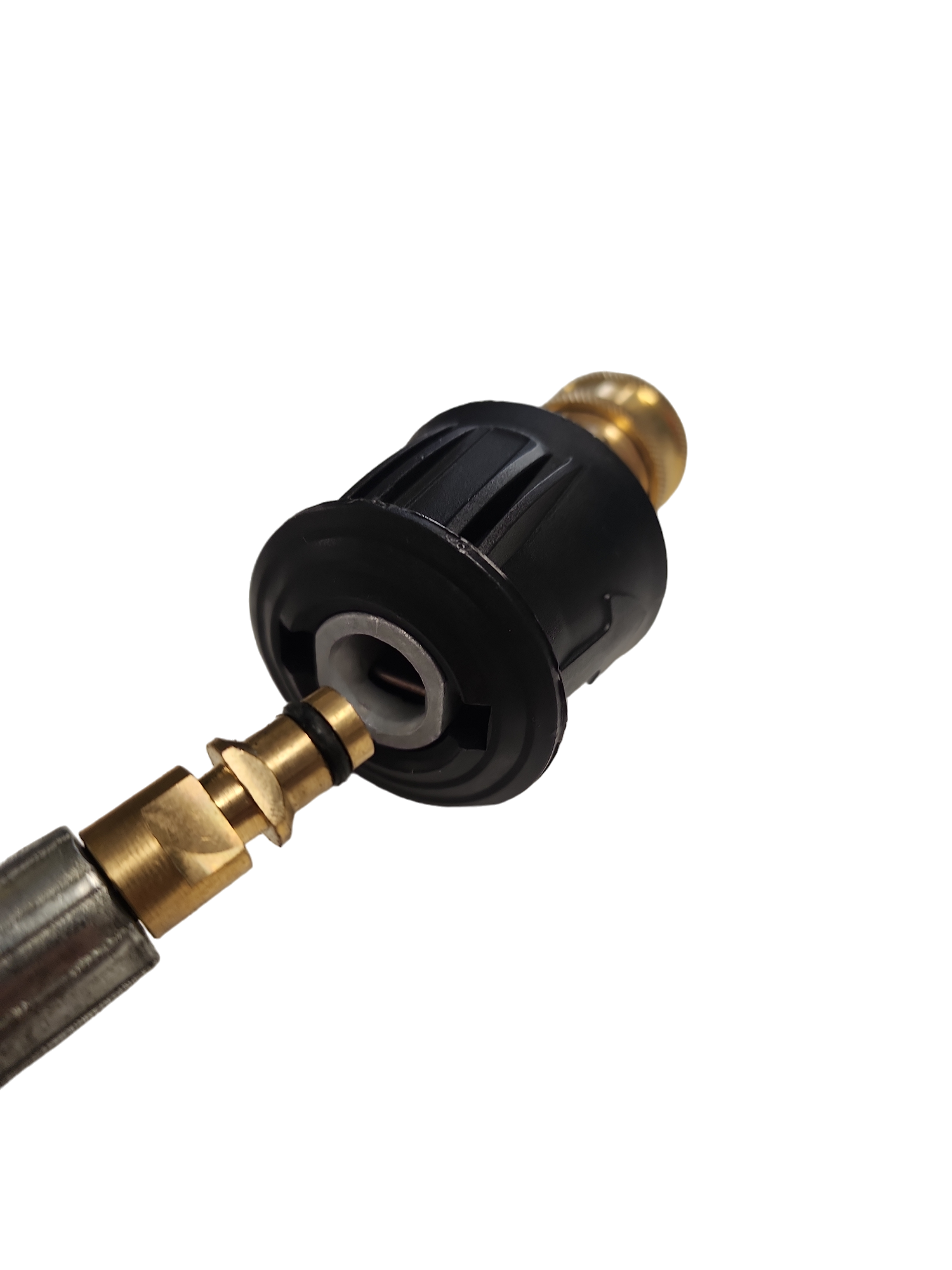 Upgrade Karcher pressure washer with 3/8" female QC adapter. Fits K2–K7, 3600 PSI, durable metal. Perfect for short gun conversion. Now available at MD Car Care. Fast Australia wide shipping.