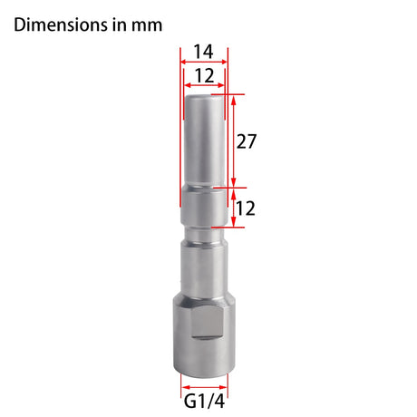Kew/Nilfisk Alto Quick Connector Male 13mm. Heavy-duty, 4000 PSI pressure washer part for hoses, guns & nozzles. Now available at MD Car Care. Fast Australia wide shipping.