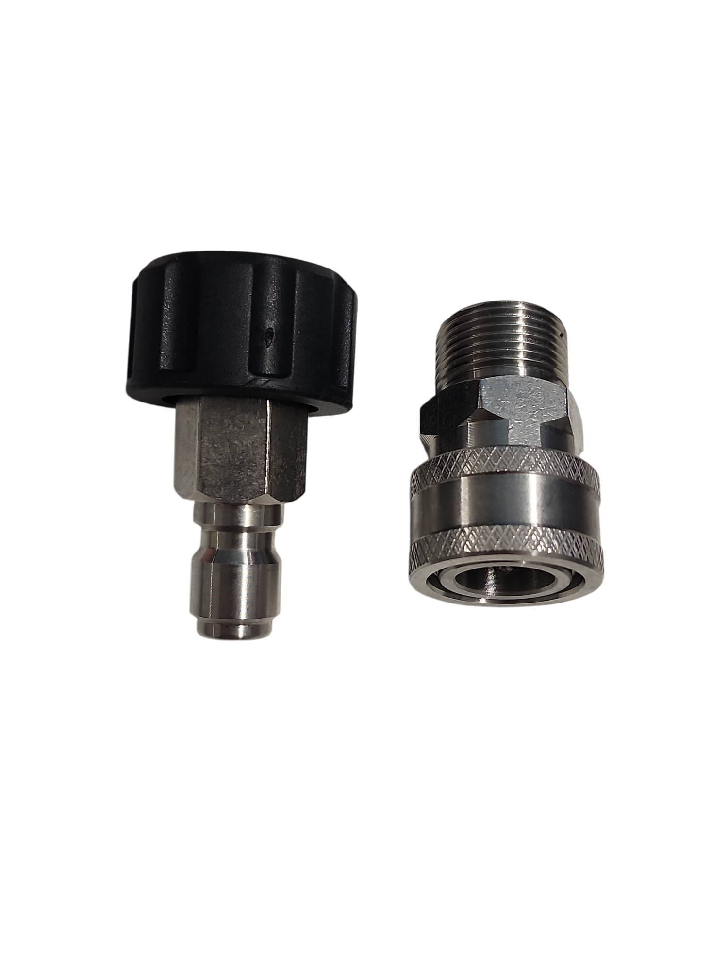 Shop stainless steel M22 14mm to 3/8" quick connect kit. Includes male & female adapters for pressure washers, hoses & spray guns. Durable & leak-free. Now available at MD Car Care. Fast Australia wide shipping.