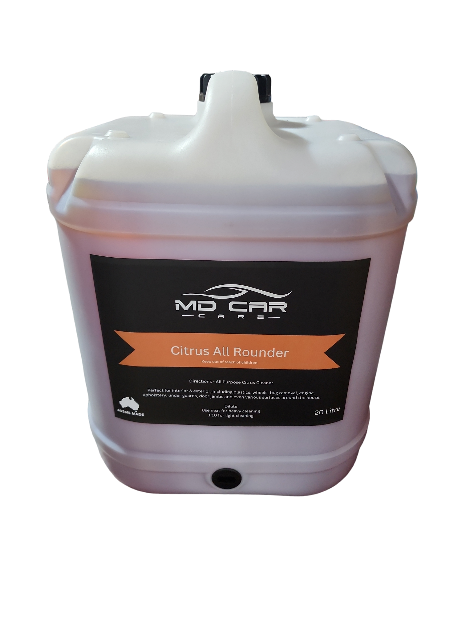 Powerful citrus APC for cars & home. Safe, biodegradable cleaner for interior & exterior use. Ideal for detailing professionals across Australia. Now available at MD Car Care. Fast Australia wide shipping.