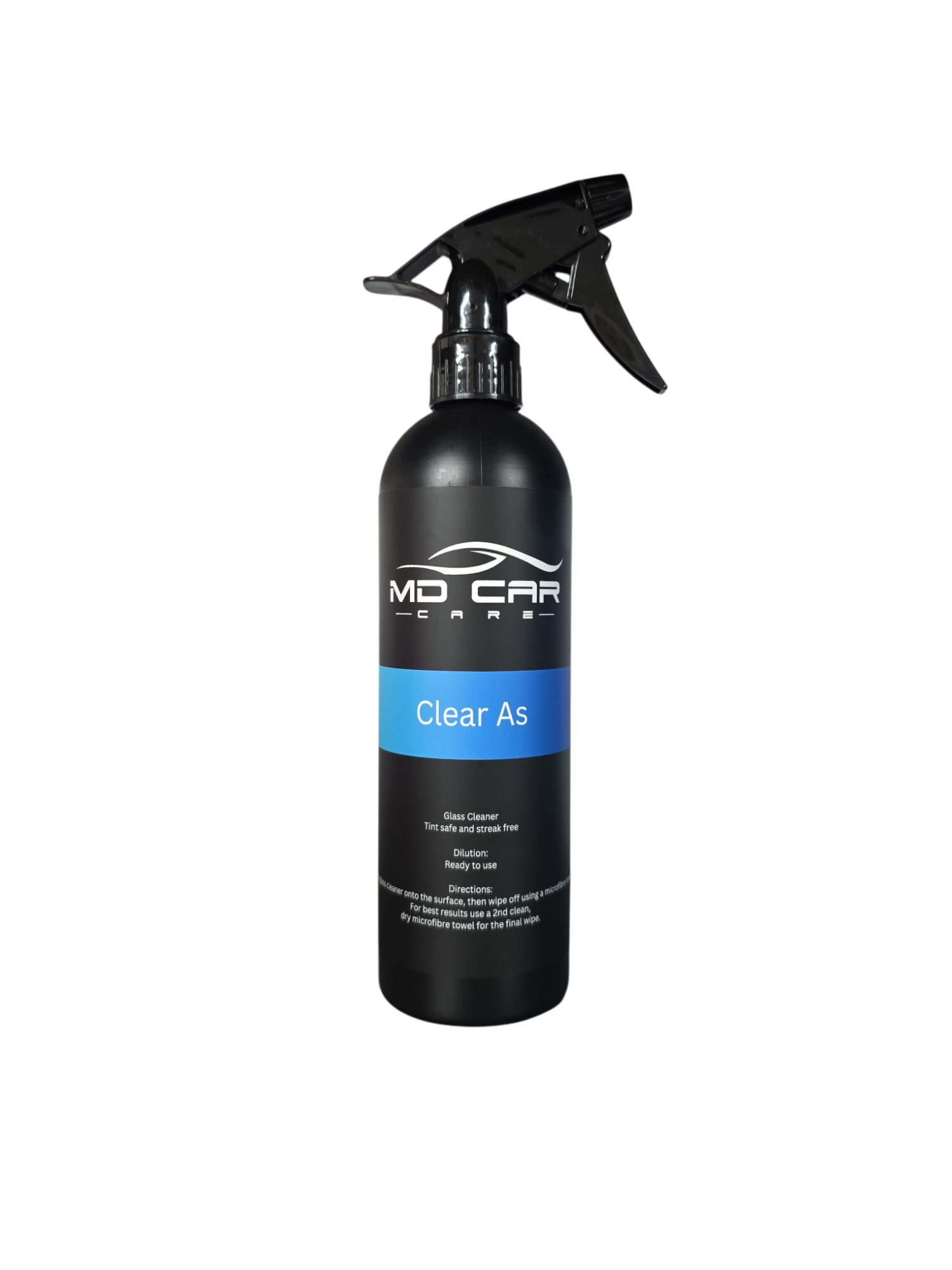 MD Car Care Clear As delivers a tint-safe, streak-free shine. Fast-drying glass cleaner ideal for cars, homes & marine use. Made in Australia. Now available at MD Car Care. Fast Australia wide shipping.