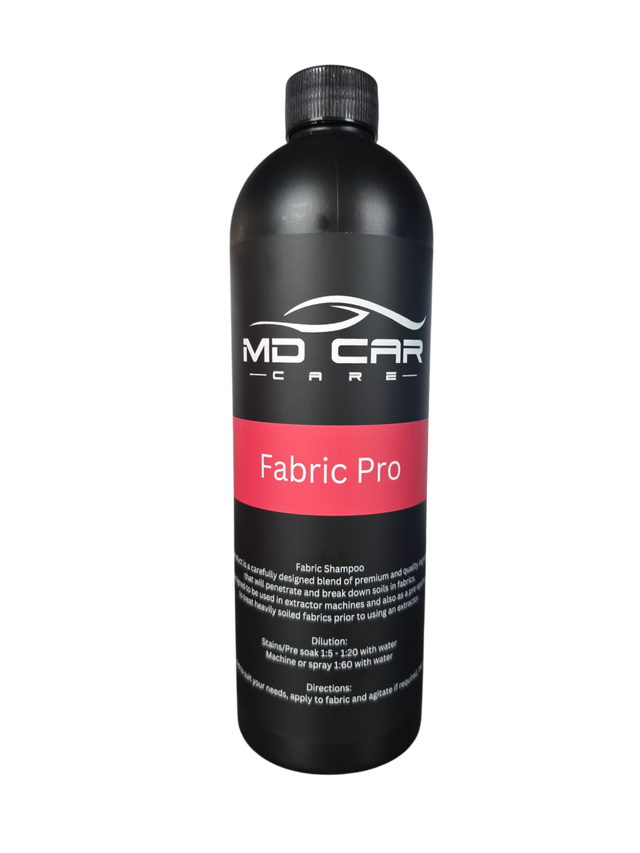 Premium fabric & carpet shampoo. Safe on microfibre, tough on stains. Ideal for car seats, carpets & upholstery. Biodegradable & made in Australia. Now available at MD Car Care. Fast Australia wide shipping.