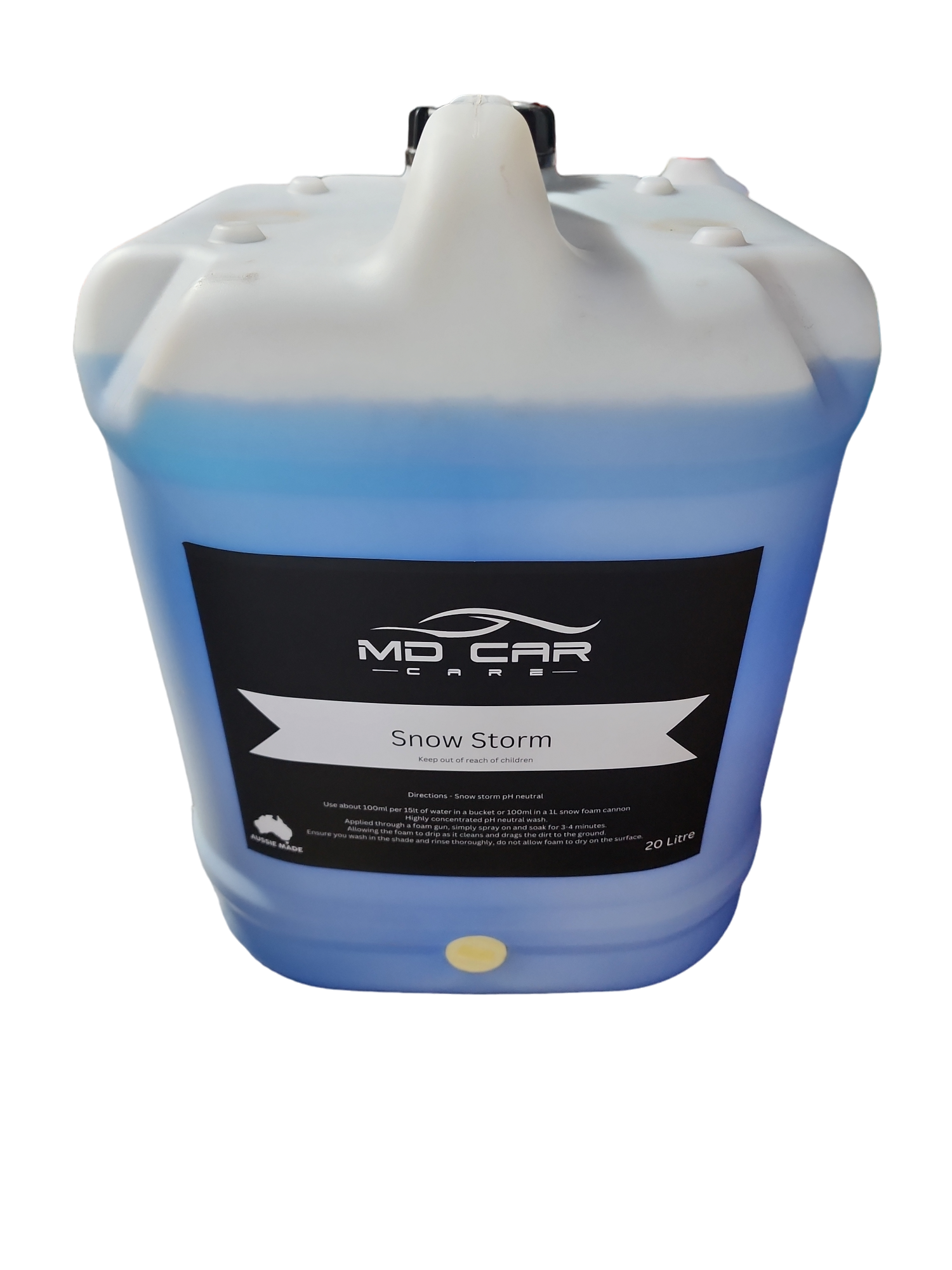 Shop MD Car Care Snow Storm – thick pH neutral snow foam with Hubba Bubba scent. Safe for coatings, gentle clean & Aussie made. Now available at MD Car Care. Fast Australia wide shipping.