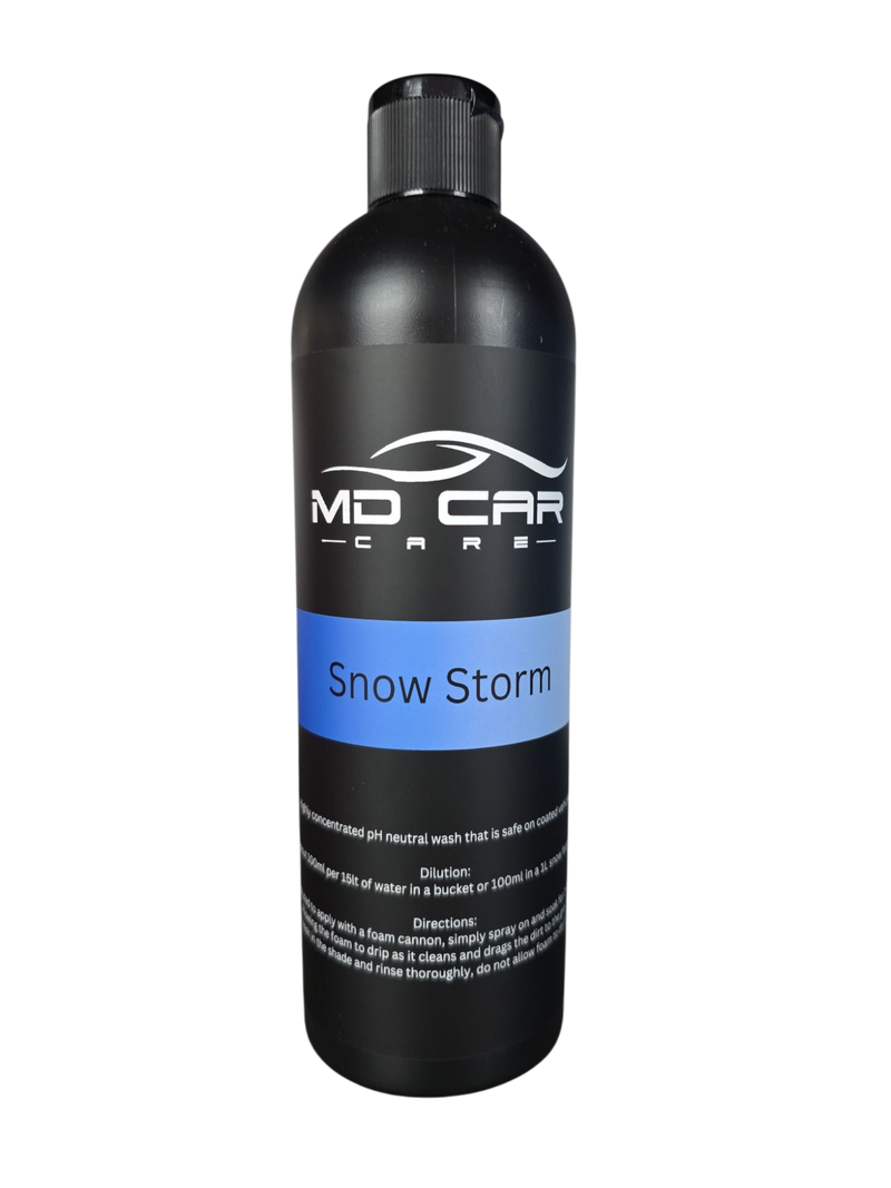 Shop MD Car Care Snow Storm – thick pH neutral snow foam with Hubba Bubba scent. Safe for coatings, gentle clean & Aussie made. Now available at MD Car Care. Fast Australia wide shipping.
