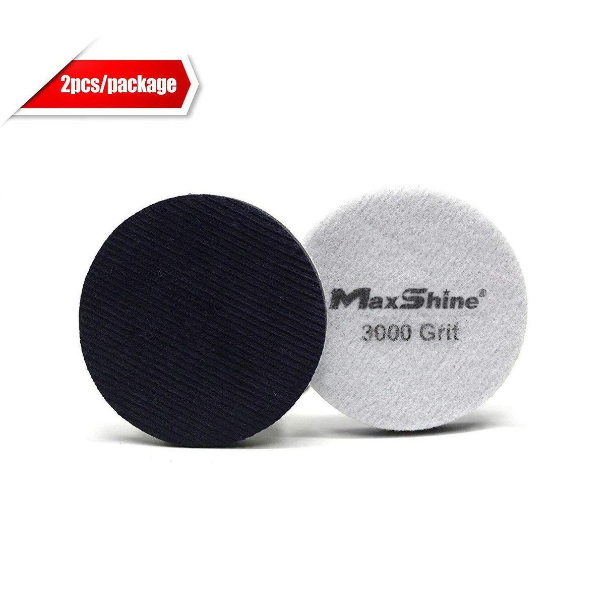 Maxshine 3"/5" Orange Peel Pad 3000 Grit Purple Velvet - 2pcs/Pack