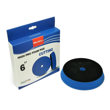 Buy Maxshine High Pro Blue Foam Cutting Pad 5" & 6". Removes swirl marks, scratches & oxidation. Durable German foam for cutting & polishing. Now available at MD Car Care. Fast Australia wide shipping.