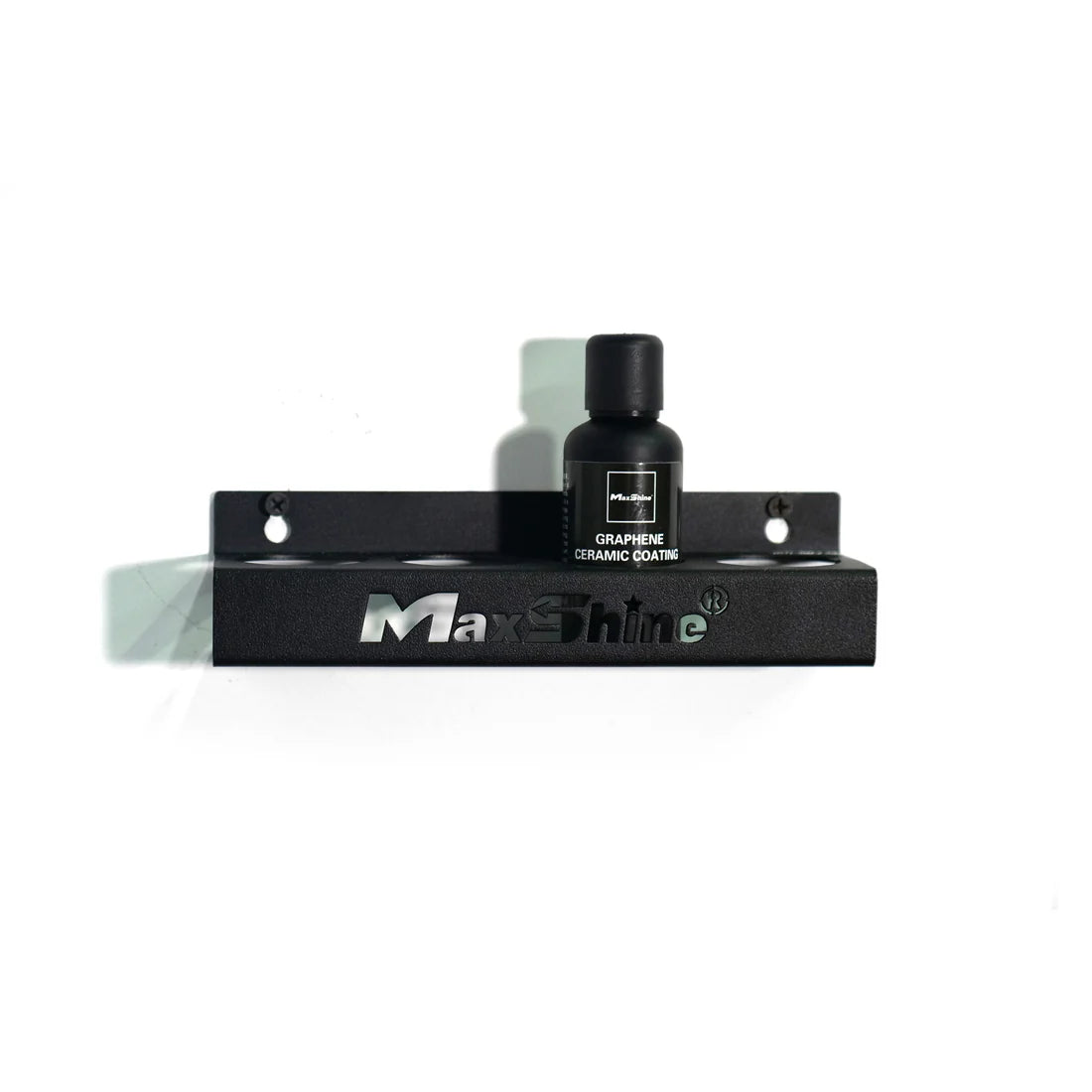 Buy Maxshine Ceramic Coating Holder. Wall-mount organiser fits 50–100ml bottles. Durable iron construction, corrosion-resistant, prevents leaks & waste. Now available at MD Car Care. Fast Australia wide shipping.