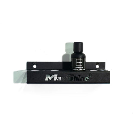 Buy Maxshine Ceramic Coating Holder. Wall-mount organiser fits 50–100ml bottles. Durable iron construction, corrosion-resistant, prevents leaks & waste. Now available at MD Car Care. Fast Australia wide shipping.