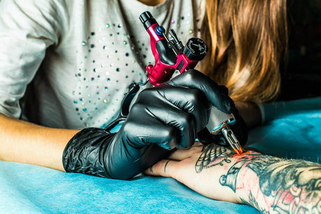Shop Nitrile Blax PF black disposable gloves 100pk. Strong, powder-free & chemical resistant. Perfect for mechanics, cleaning & workshops Australia-wide.