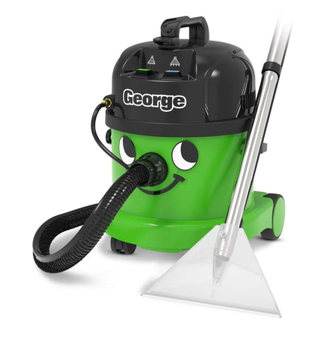 Buy Numatic George GVE370 all-in-one wet, dry & extraction vacuum. Perfect for carpets, spills & car detailing. 15L capacity & 2-year warranty Australia-wide.