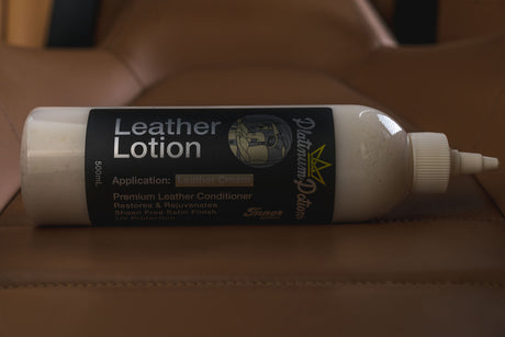 Buy Platinum Potions Leather Conditioner in Australia. Nourish, protect & restore car, bike & home leathers with a UV-safe, pH-neutral formula. Now available at MD Car Care. Fast Australia wide shipping.