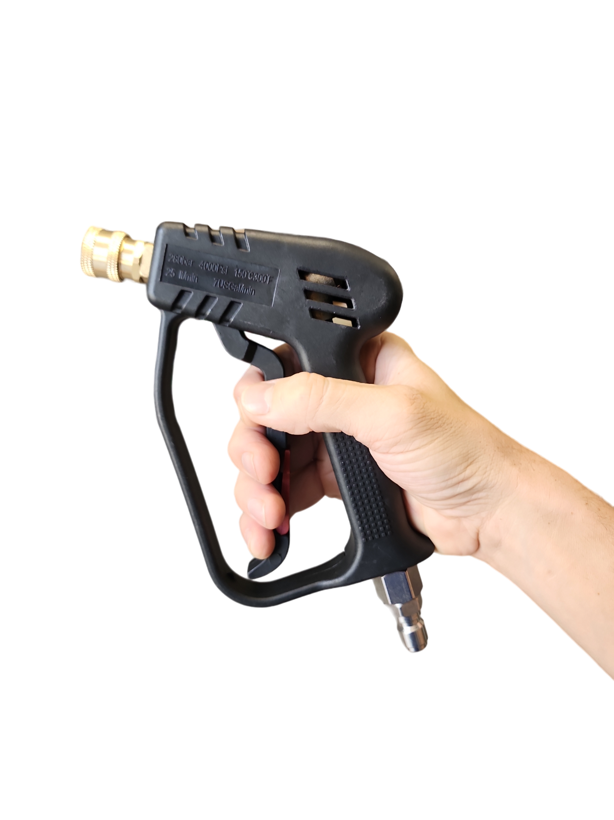 budget Short Pressure Washer Gun With Swivel Quick Release