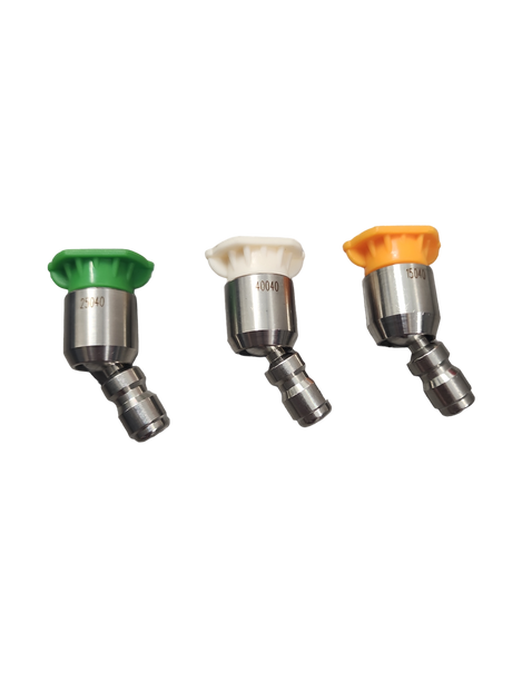 360 Degree 1/4" Stainless Steel Quick Connect Nozzles