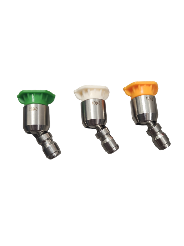 360 Degree 1/4" Stainless Steel Quick Connect Nozzles