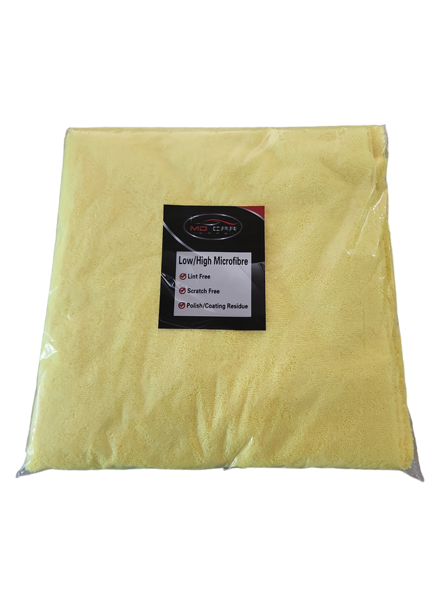 Premium Edgeless Dual High/Low Pile Microfibre Towel 100pcs BULK