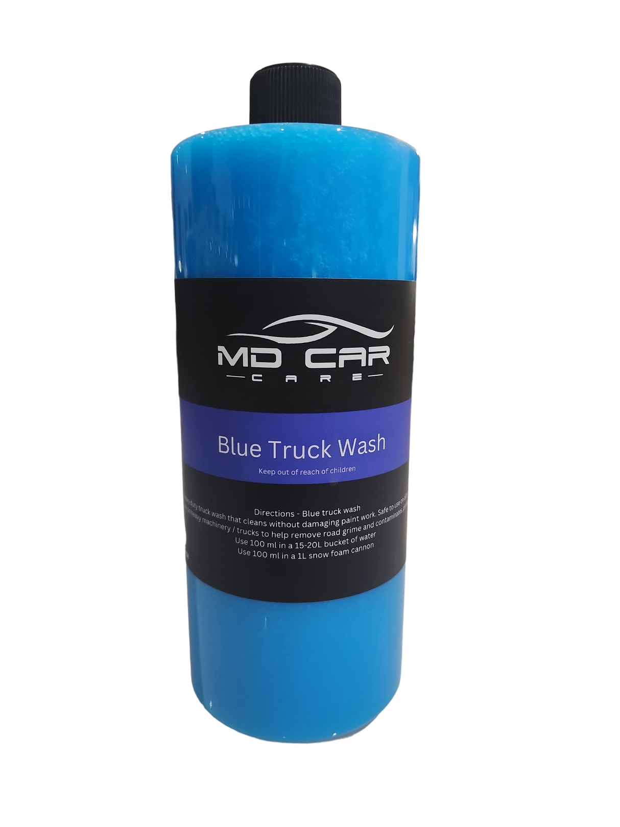 blue truck awash