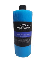 blue truck awash