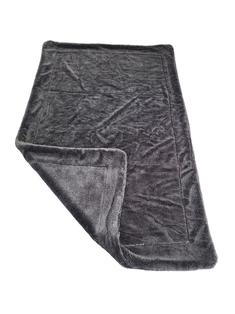 Twisted Loop Drying Towel Grey 40cmx60cm