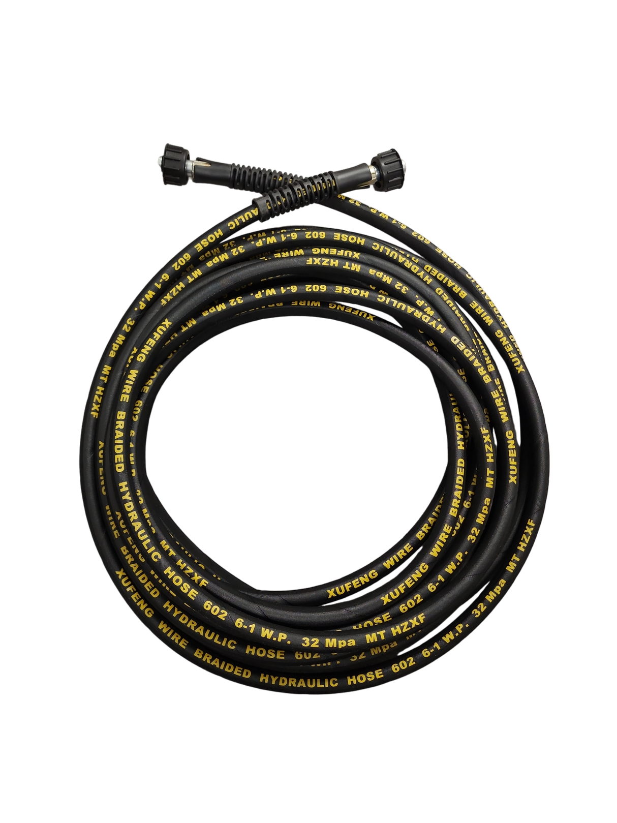 Pressure Washer Hose Metal Braided Rubber M22 14mm Inner – 10m