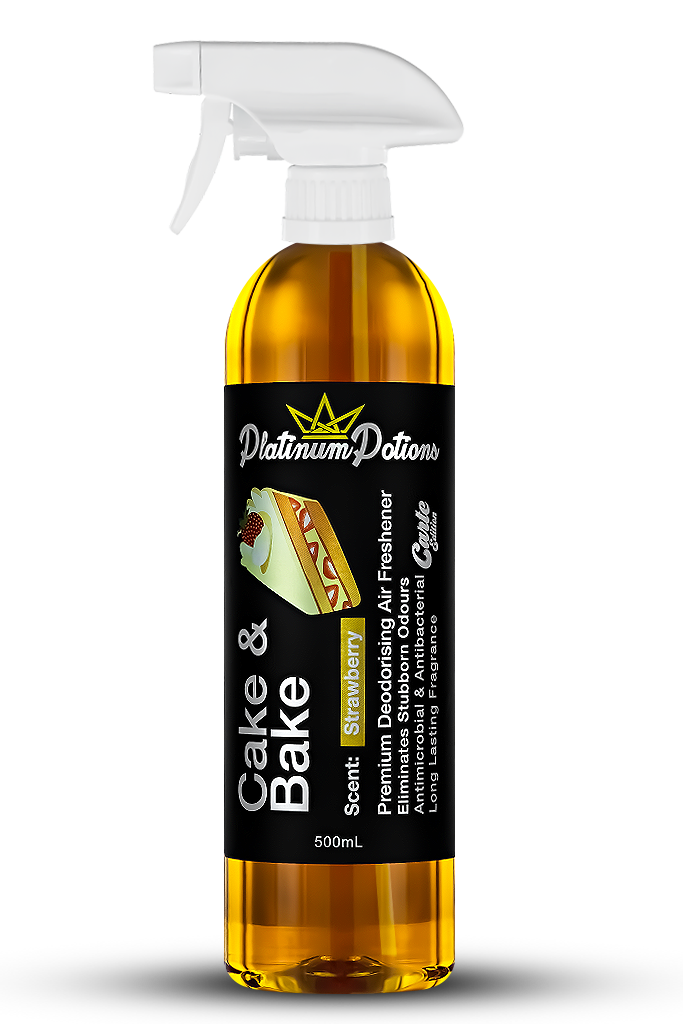 Shop Platinum Potions Cake & Bake Air Freshener in Australia. Enjoy a sweet strawberry shortcake scent that removes odours and keeps your car smelling fresh. Now available at MD Car Care. Fast Australia wide shipping.