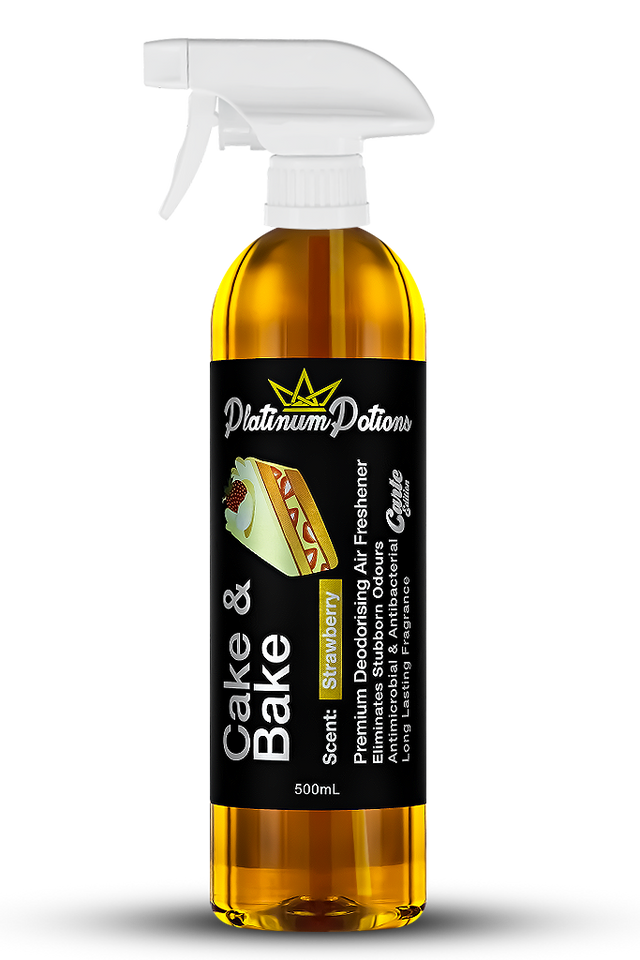 Shop Platinum Potions Cake & Bake Air Freshener in Australia. Enjoy a sweet strawberry shortcake scent that removes odours and keeps your car smelling fresh. Now available at MD Car Care. Fast Australia wide shipping.