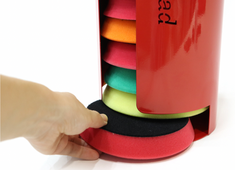 Buy Wall-Mounted Polishing Pad Holder in Australia. Keep pads organised, clean, and easy to access. Fits 3”, 5” & 6” pads. Ideal for pro & home detailers. Now available at MD Car Care. Fast Australia wide shipping.