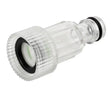 Buy Pressure Washer Garden Hose Filter in Australia. Universal fit protects your washer from dirt & debris. Easy to install, durable and clear for quick checks. Now available at MD Car Care. Fast Australia wide shipping.