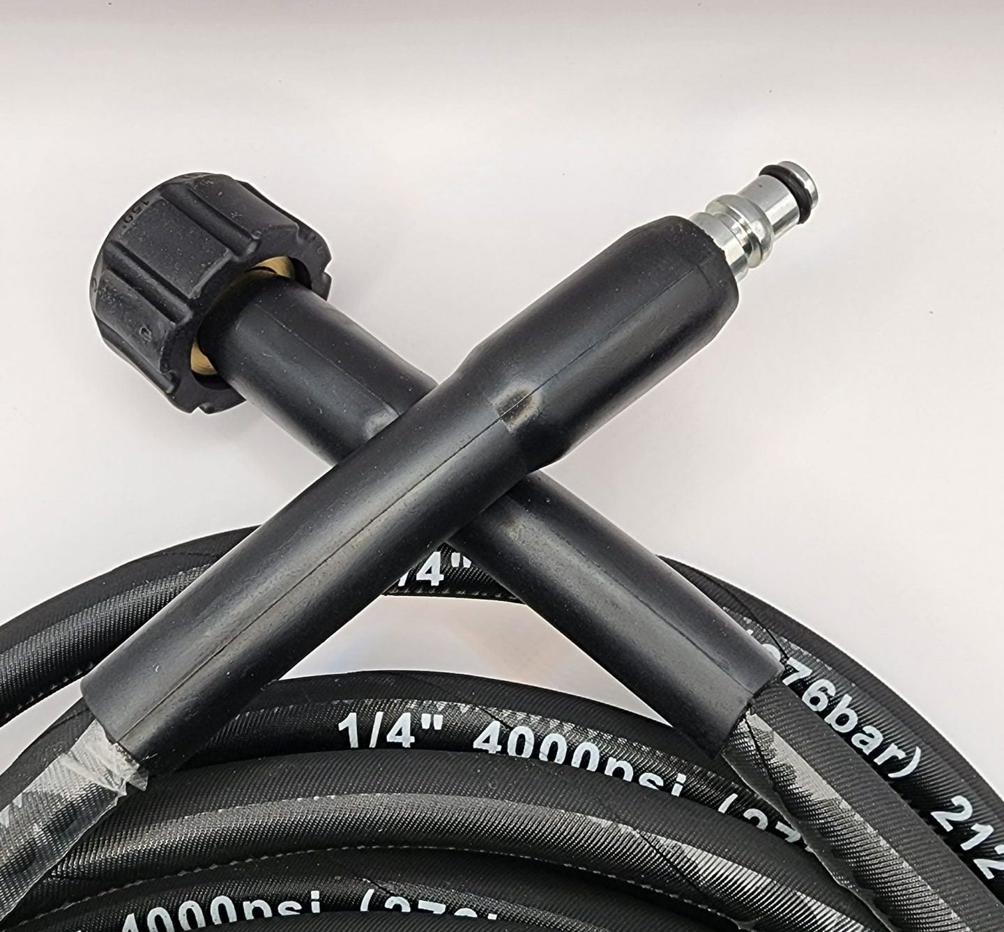 Buy 10m M22 to Ryobi pressure washer hose Australia. 4000 PSI, flexible, kink-resistant & durable. Fits Ryobi & other pressure washer brands. Shipping AU wide.