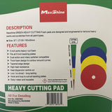 Maxshine High Pro Green Foam Heavy Cutting Pad - 5 Inch German Foam