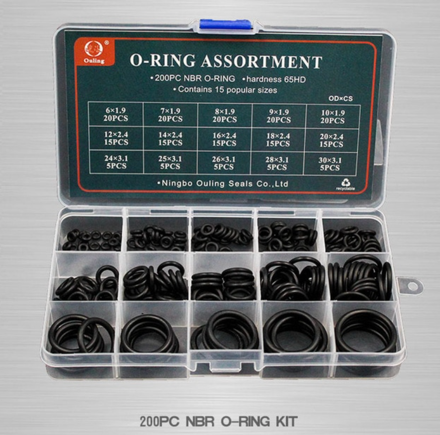 Buy Nitrile Butadiene Rubber O Ring Seal Kit in Australia – oil & pressure resistant, assorted sizes for plumbing, auto & pressure washer repairs. Now available at MD Car Care. Fast Australia wide shipping.