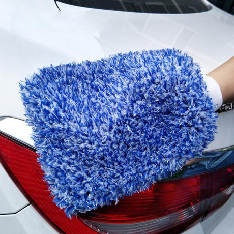 wash mitt blue