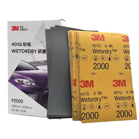 3M Wet & Dry Sandpaper – 1500 & 2000 Grit. Now available at MD Car Care. Fast Australia wide shipping.