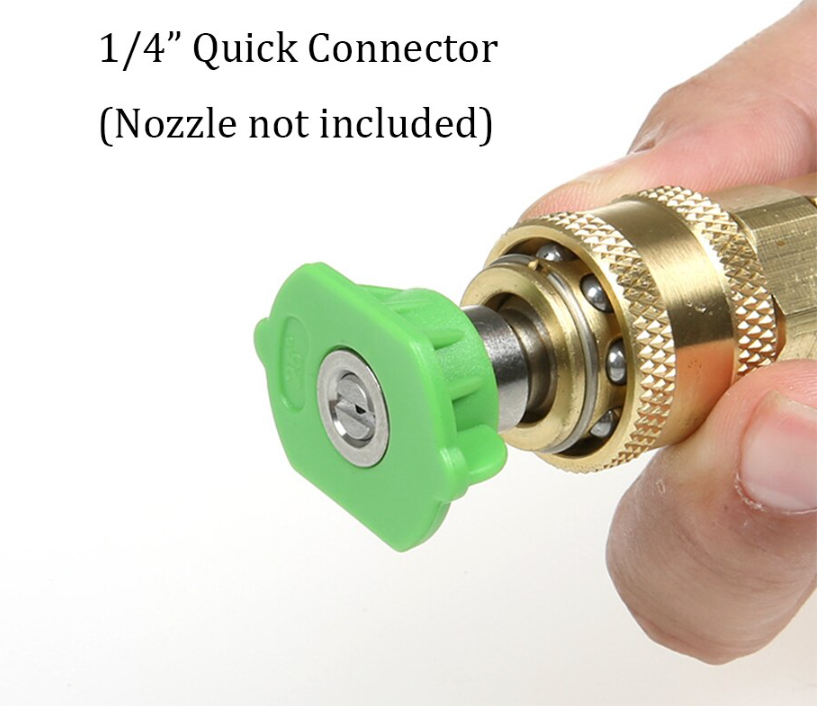Male M22 to Female 1/4" QC Adapter (14mm)