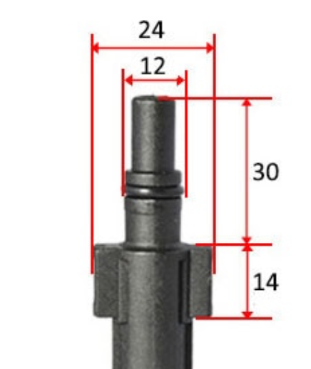 Bosch, A/R, B/D, Michelin,Ryobi, Makita Pressure Washer G1/4" 12.5/13mm female thread - brass