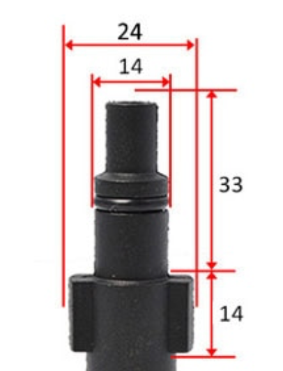 Clean force, Workzone, Ryobi, Lavor, Briggs stratton Pressure Washer G1/4" 12.5/13mm female thread - brass