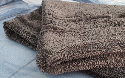 Twisted Loop Drying Towel Grey 40cmx60cm