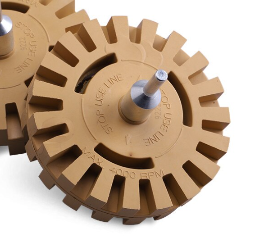Rubber Eraser Wheel with Drill Adapter Kit
