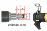 Gerni / Stihl to 3/8" Female QC  Adapter for short gun conversion