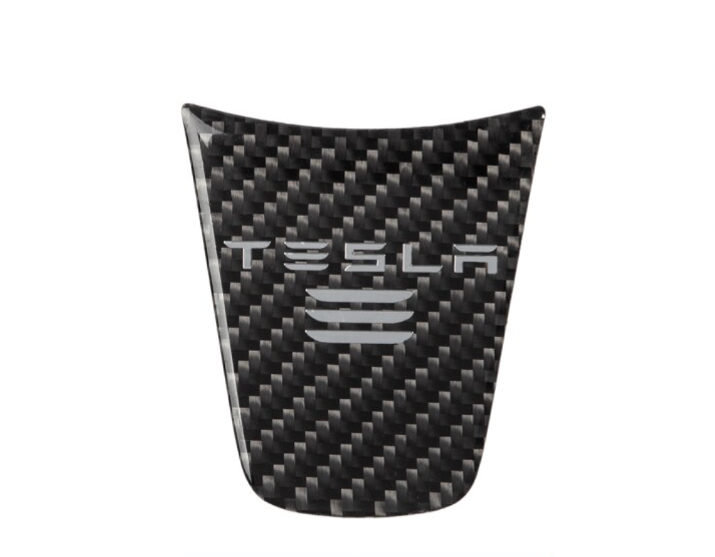 Carbon Fiber Steering Wheel Cover For Tesla Model 3 Y