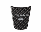 Carbon Fiber Steering Wheel Cover For Tesla Model 3 Y